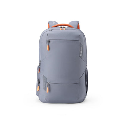 American Tourister Brett 4.0 | 31 Ltrs | 3 Compartments | Bottle Pocket | Ergonomic Padded Back Panel & Shoulder Straps | Laptop Backpack | 1 Year International Warranty | Charcoal Grey