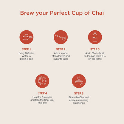 Chai Point Assam Masala Tea (200g) | Premium Chai Patti with 100% Natural Spices | Single-Origin Assam Tea | Authentic Masala Chai Blend
