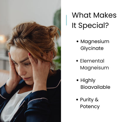 DailyHabbit Magnesium Glycinate 550 mg Capsules | High Absorption Magnesium for Sleep, Muscle Recovery & Stress Support | 60 Vegetarian Capsules | 2 Months Supply