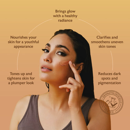 Siddhayu Kumkumadi Bright + Glow Face Mask (From the house of Baidyanath) Glowing Skin For Women/Men - 50 Gm