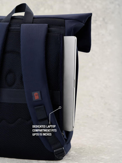 The Souled Store Jujutsu Kaisen: Curse Breaker Backpack | JJK Anime Expandable Roll Top Laptop Backpack 15" Water Resistant Polyester Unisex Travel College Office Bag
