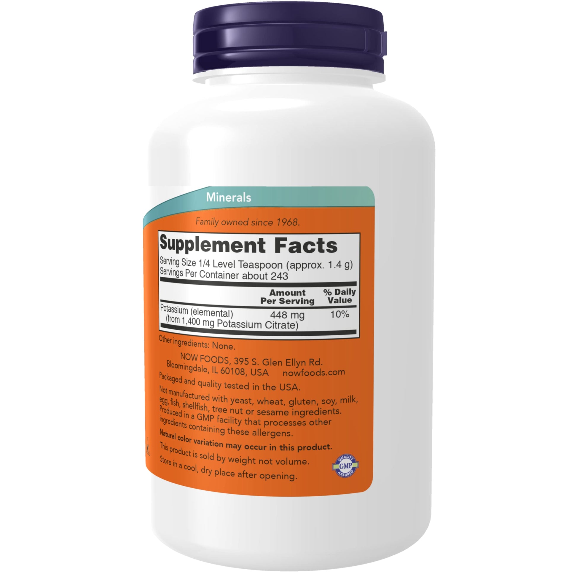 Now Foods, Potassium Citrate Pure Powder, 12 oz (340 g)- image 4