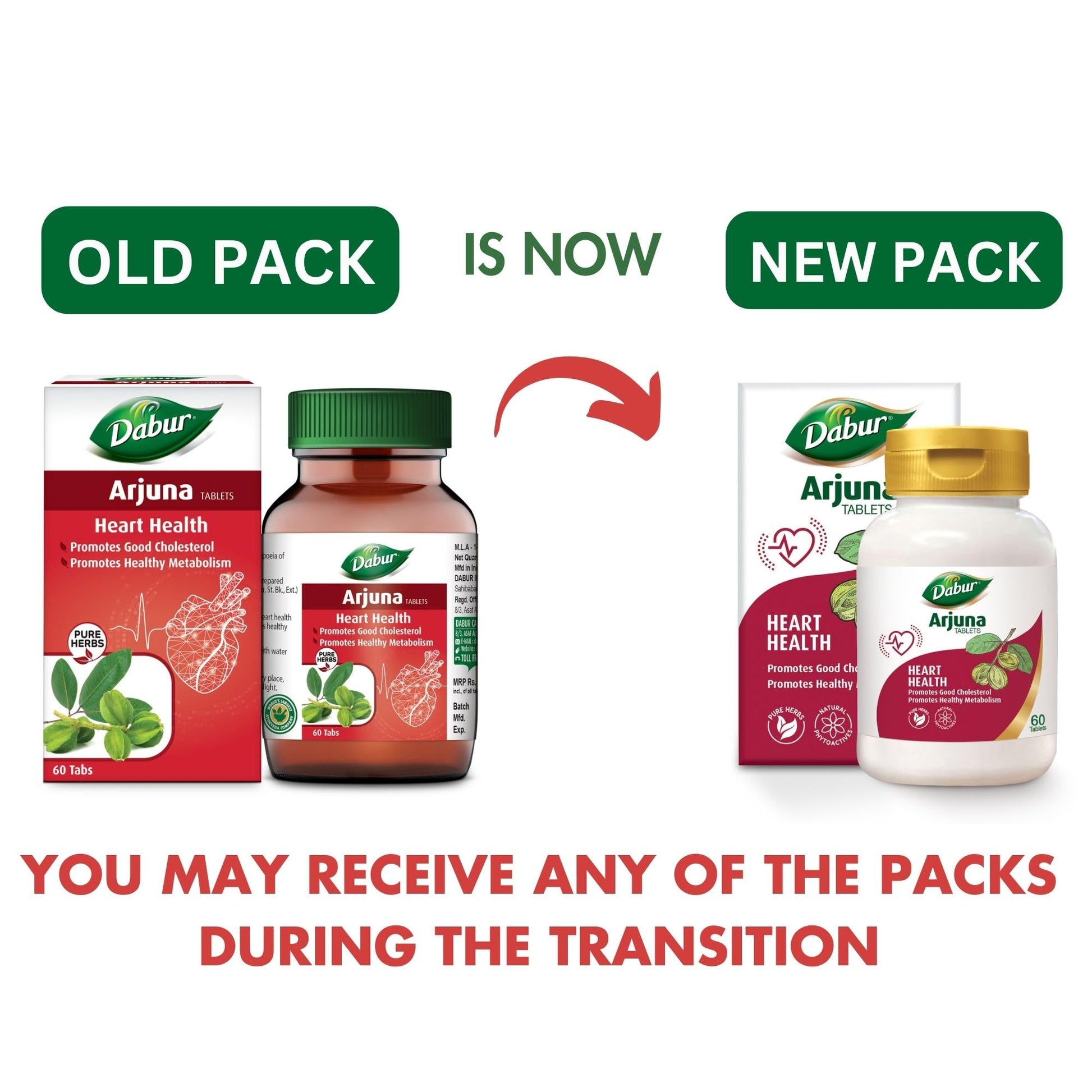 DABUR Arjuna Tablets - 60 Tabs | Promotes Heart Health | Manages Choles- image 6