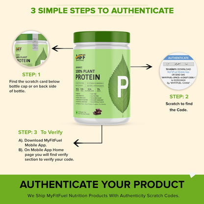 MyFitFuel Advance 100% Plant Protein (4 Plant Proteins, 16 Vitamins & M- image 3