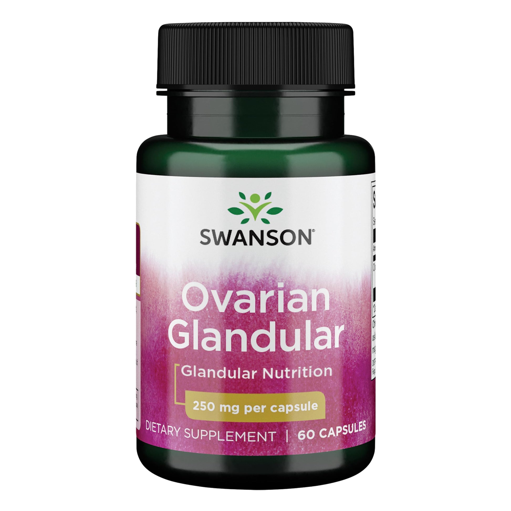 Swanson Raw Ovarian Glandular 250Mg 60 Capsules