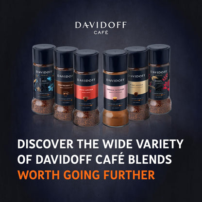 Davidoff Crema Intense Instant Coffee Powder Bottle- 9/12 ntensity - 90 Gram