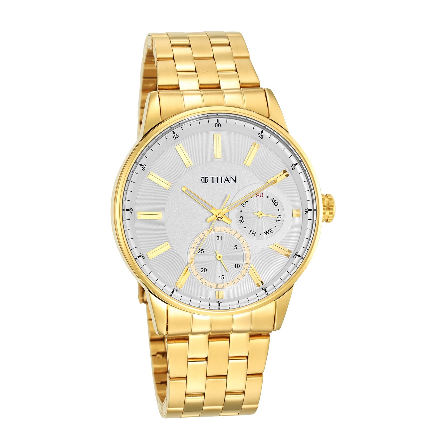 Titan Analog White Dial Men's Watch-NP9441YM01/NP9441YM01- image 6