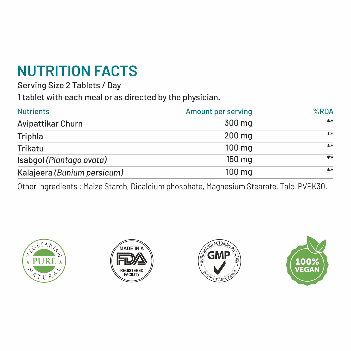 Bliss Welness Gut Detox Trikatu,Isabgol,Triphala,Avipattikar,Kalajeera- image 6