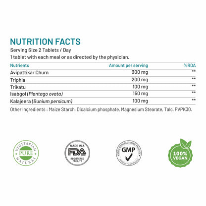 Bliss Welness Gut Detox Trikatu,Isabgol,Triphala,Avipattikar,Kalajeera- image 6