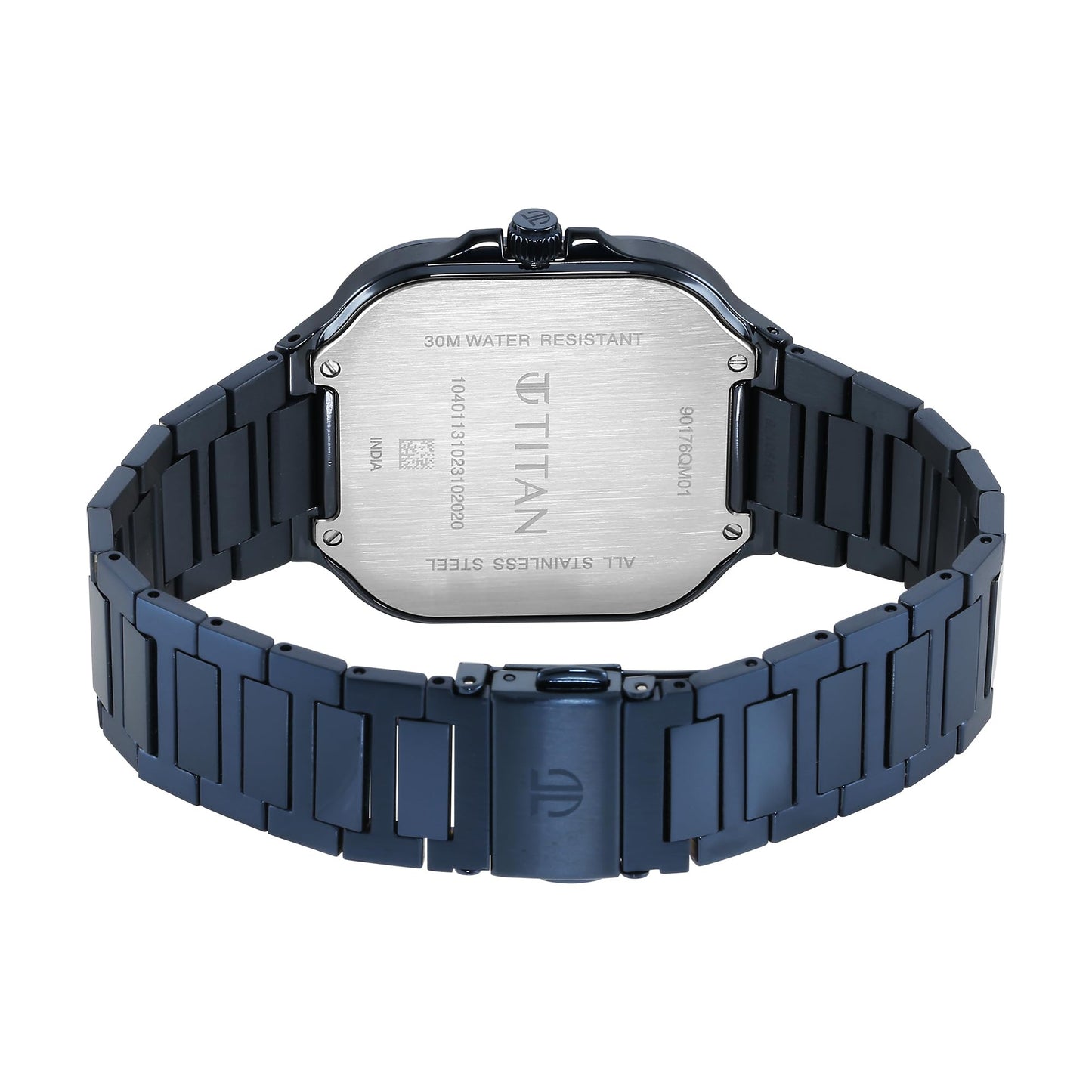 Titan Analog Blue Dial Men's Watch-90176QM01- image 2