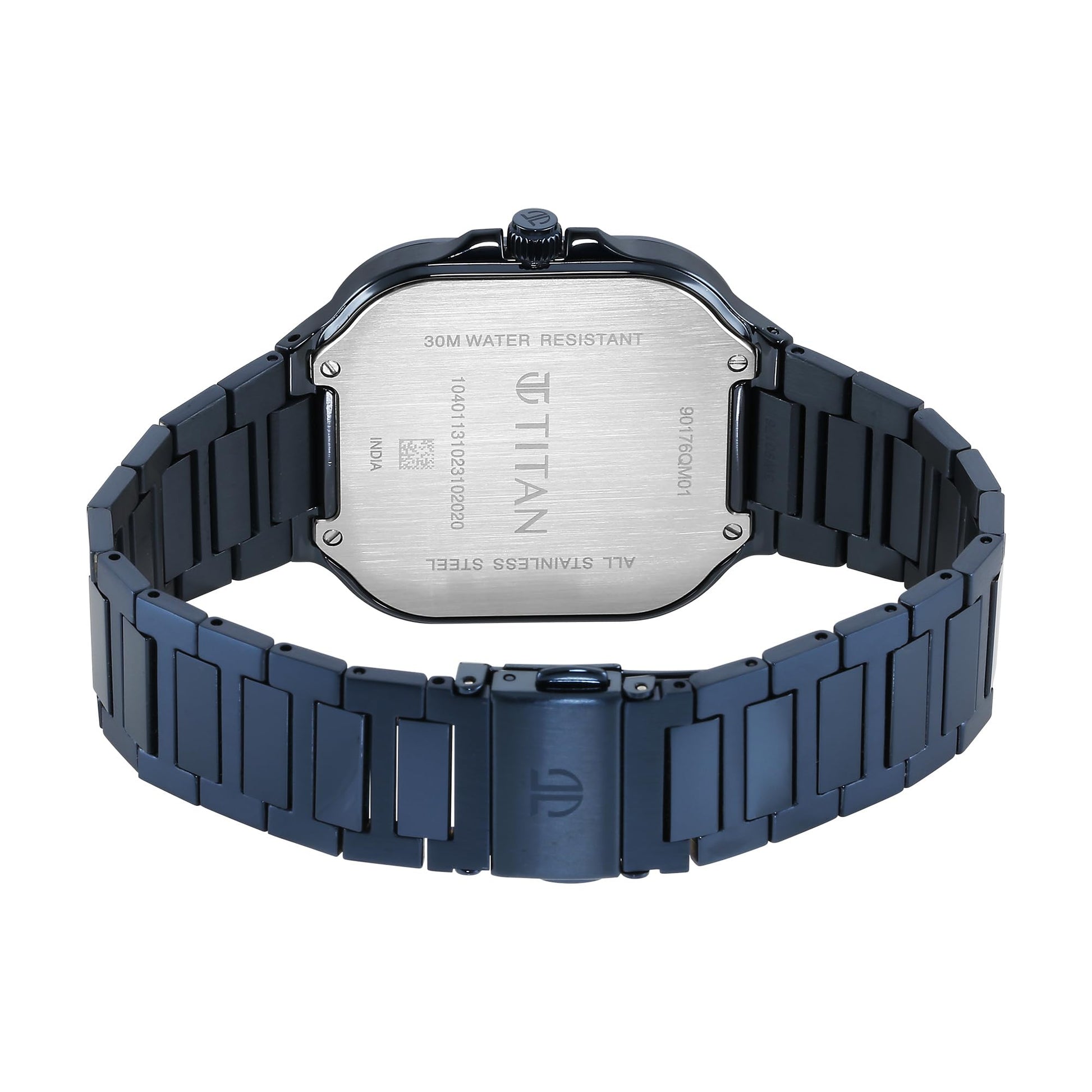 Titan Analog Blue Dial Men's Watch-90176QM01- image 2