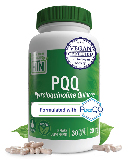 PQQ 20mg (Pyrroloquinoline Quinone) 30 vegecaps
