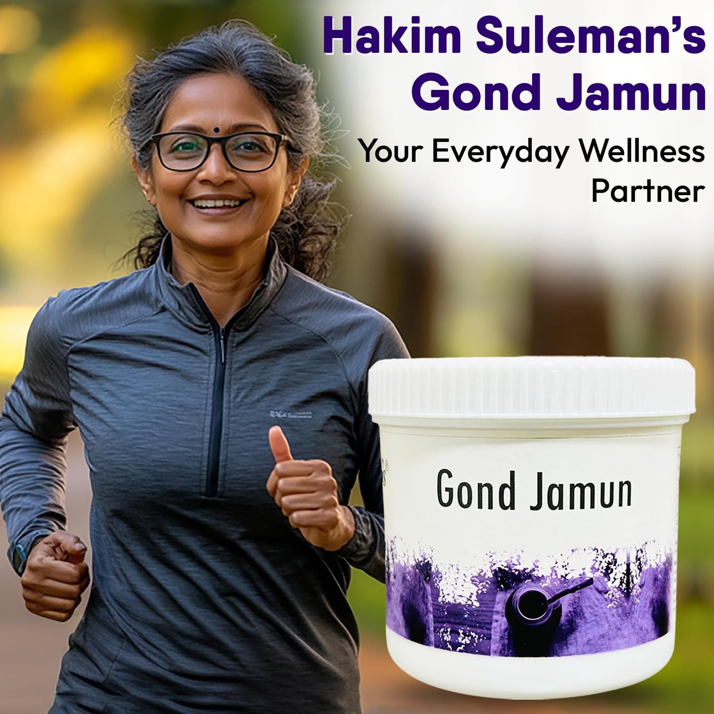 Hakim Suleman's Gond Jamun and Kalonji Shampoo Combo Pack | Herbal Wellness & Hair Care Duo | Everyday Care Essentials