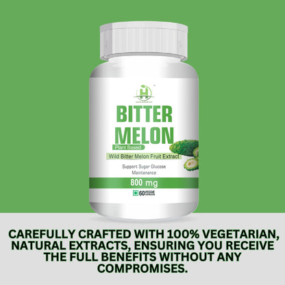 Healthy Nutrition - Just for the Health of it Natural Bitter Melon Supp- image 5