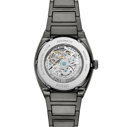 Fossil Everett Analog Gray Dial Men's Stainless Steel Watch-Me3206