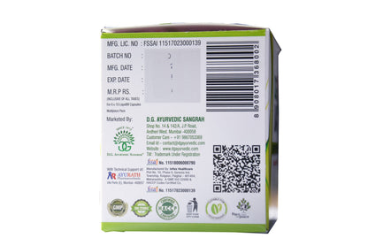 DG LAX Castor Oil 100% Veg 60 Capsules