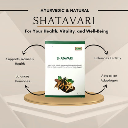 KBIR Wellness SHATAVARI - Ayurvedic Solution for Reproductive Wellness