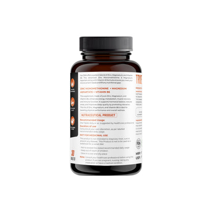 NATURALTEIN ZMA Tablets – Zinc Magnesium Vitamin B6 Supplement | 30 Veg Tablets | Sports Recovery & Daily Performance | Muscle Strength, Better Sleep & Faster Recovery