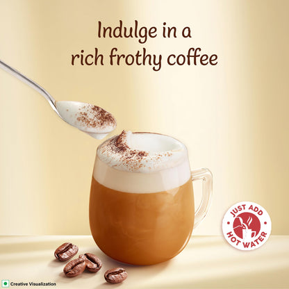 Nescafe Cappuccino | Cafe-like Coffee At Home |Coffee Premix | Just Add Hot Water | 125 G (5 Sachets x 25 G).
