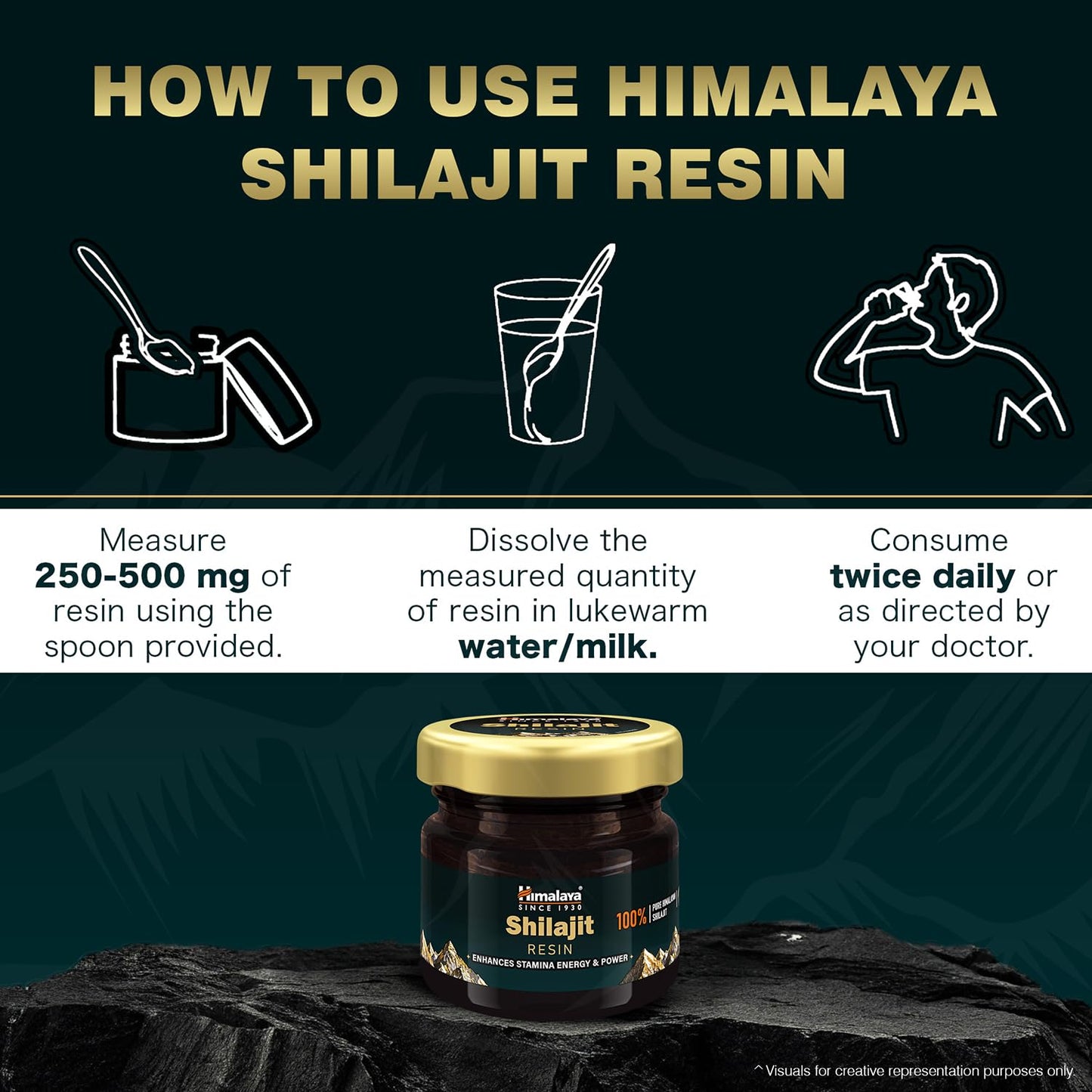 Himalaya Shilajit Resin | 20 g | Enhances Stamina, Energy, and Power | 100% Pure Himalayan *Shilajit* | Supports Healthy Testosterone Level