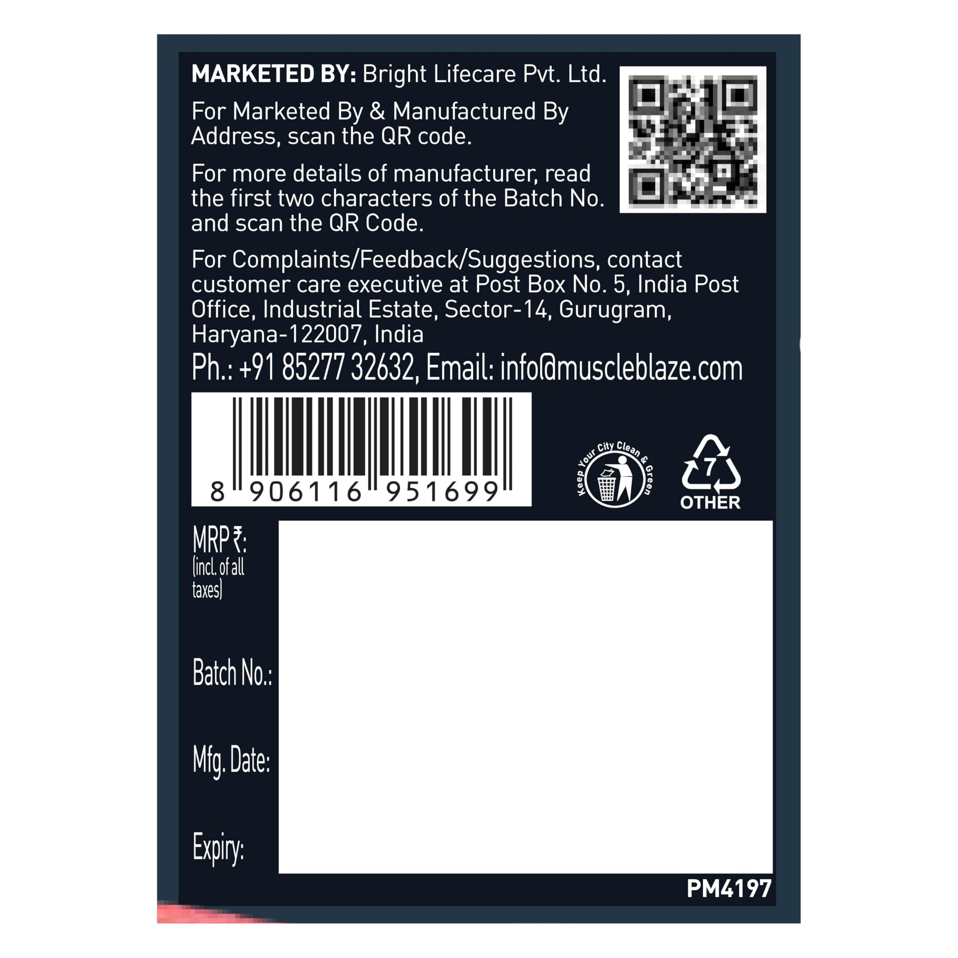 MuscleBlaze Pre Workout 200 (Fruit Splash, 16 servings, 100g) | 200mg C- image 4