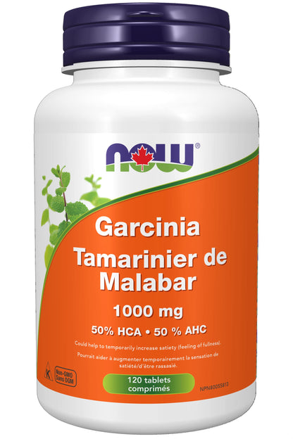 Now Garcinia 1,000mg 50% HCA 120tab
