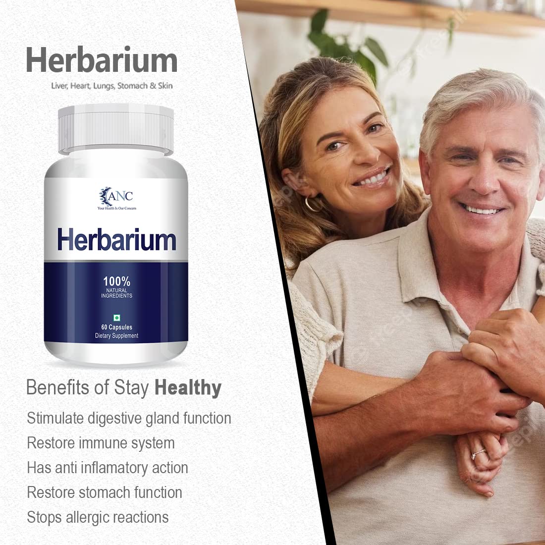 ANC Herbarium 500mg Support Supplements to Protects Liver, Heart, Lungs- image 6