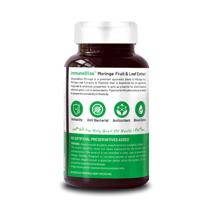 Bliss Welness Moringa Biopiperine 1000 Mg Superfood, Pure Moringa Fruit- image 9