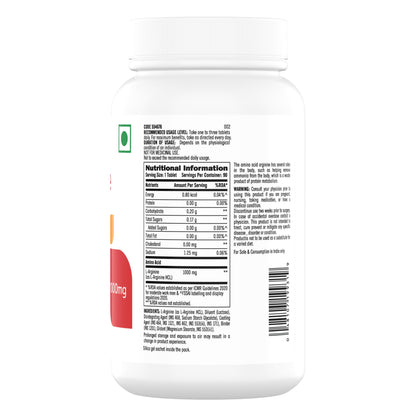 GNC L-Arginine 1000 mg | 90 Tablets | 1000mg Per Serving- image 2