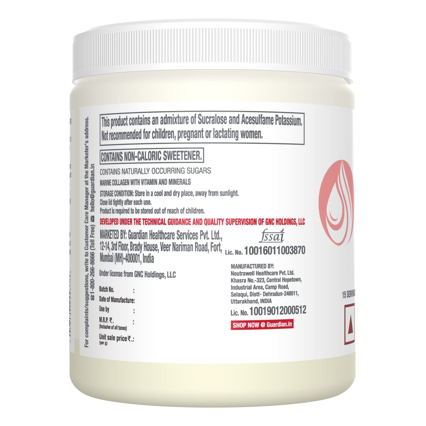 GNC Marine Collagen I India's Only 10g Clinically Proven Collagen (200g) I For Radiant & Youthful Skin|Reduces Fine Lines & Wrinkles|Added Hyaluronic Acid|Biotin & Vitamin C|Orange Flavour-Powder