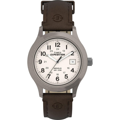 TIMEX Round 37mm Natural Dial Analog Men Watch - T49870AP