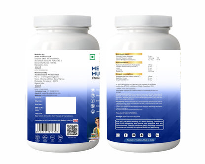 U-VITA Multivitamin for Men | Multivitamin tablet for men | Men38 Essential Vitamins, Minerals & Herbal extracts | Ashwagandha, Ginseng, Grape Seed Extracts | For Energy & Overall Vitality | 30 Veg Tablets | Formulated in the UK