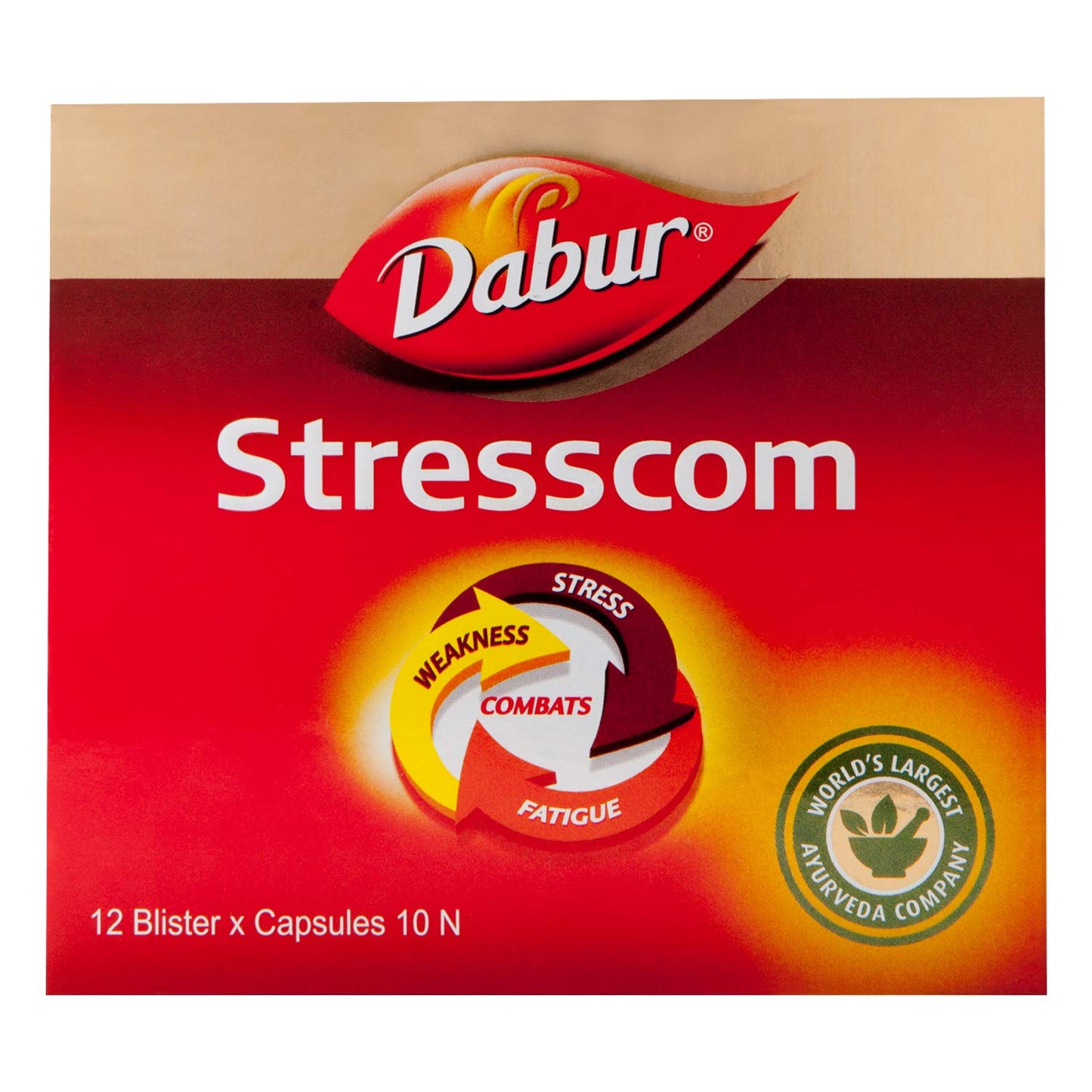 Dabur Stresscom Ashwagandha - 120 Caps (10 Caps X 12 Strips)- image 8