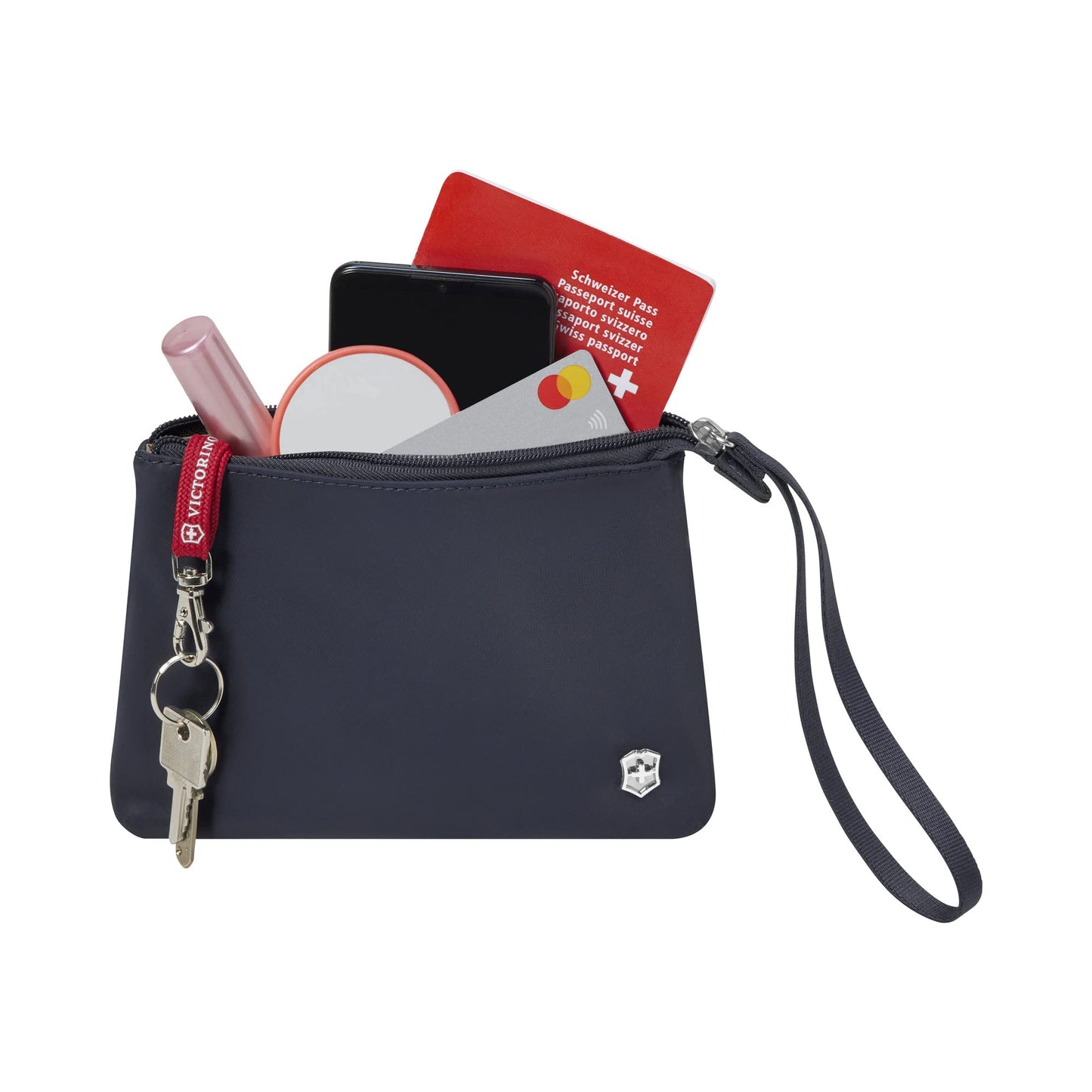 Victorinox Victoria Signature Women Compact Backpack, 14'' Laptop & 10'' Tablet Pocket, Midnight Blue, Swiss designed (612204)