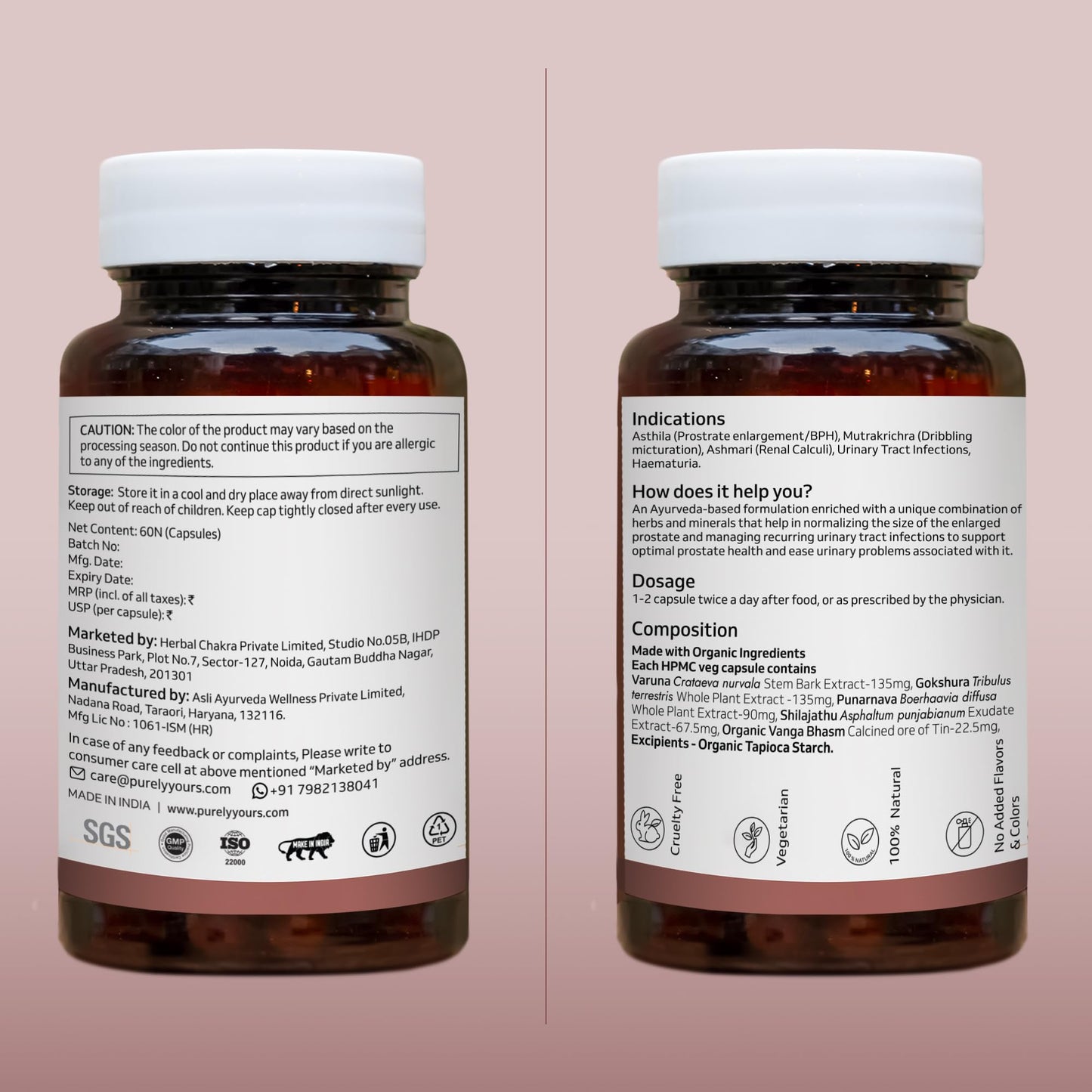 Purely Yours Prost Plus for Men – Ayurvedic Prostate Care Capsules for- image 3