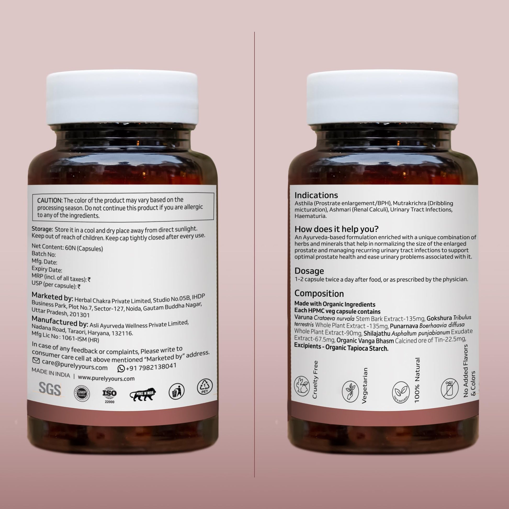 Purely Yours Prost Plus for Men – Ayurvedic Prostate Care Capsules for- image 3