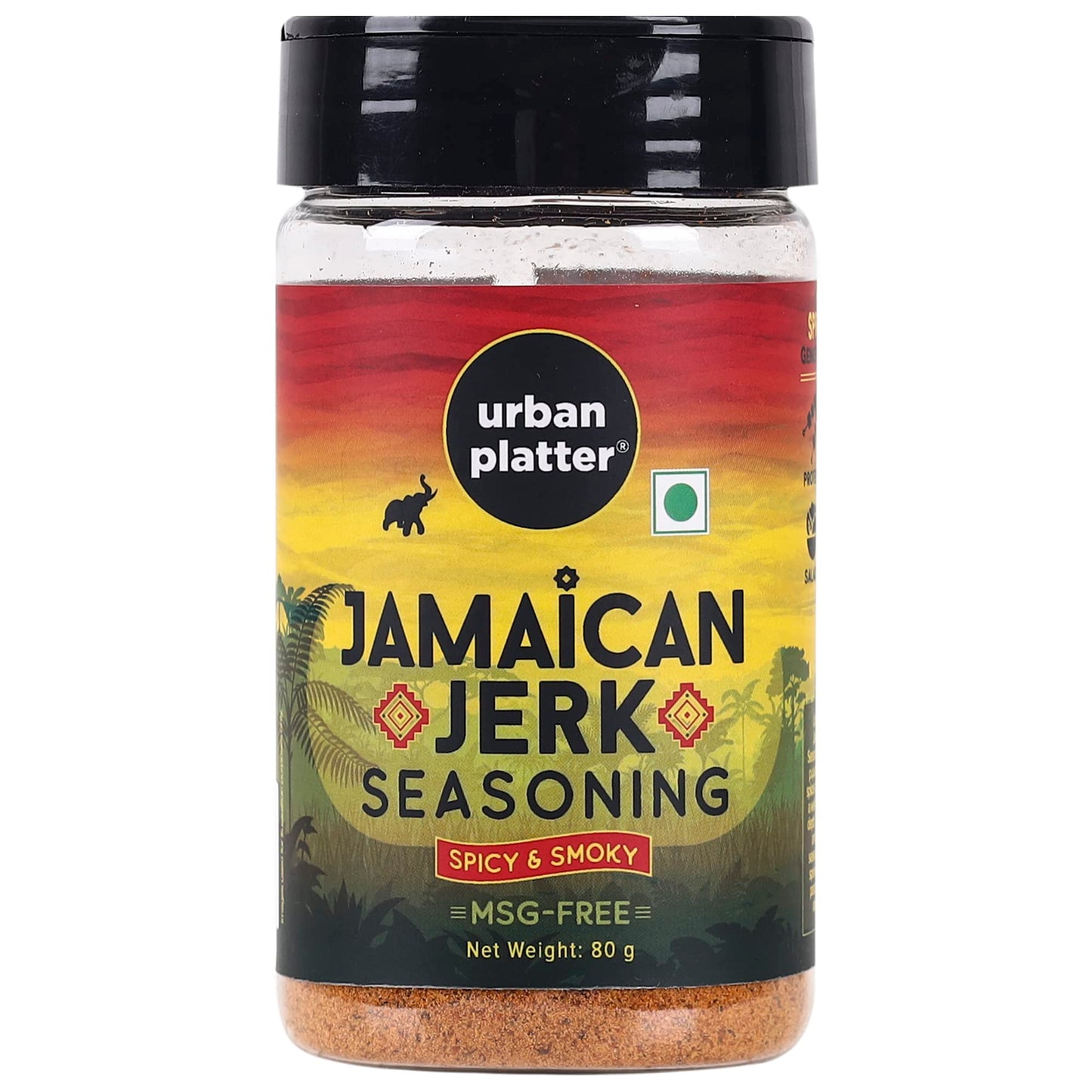 Urban Platter Jamaican Jerk Seasoning, 80g (Bold and Spicy Caribbean Blend | Perfect for Marinades, Grilling and Roasting)