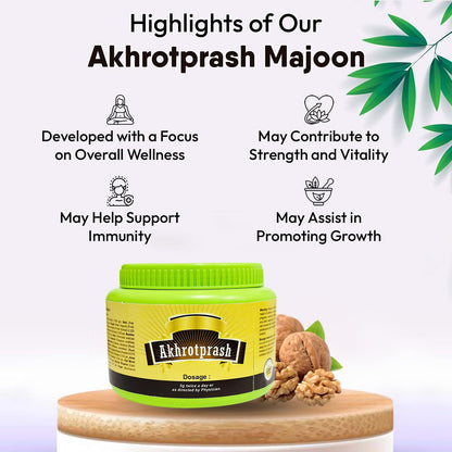 Hakim Suleman's Akhrotprash Majoon – 400g (Pack of 3)