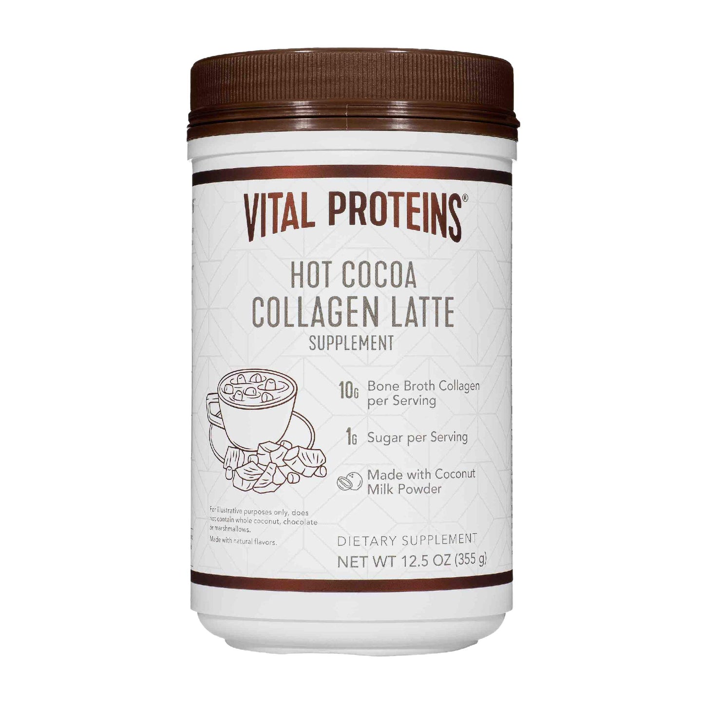 Vital Proteins Collagen Latte Hot Cocoa 12.5 oz/355 g