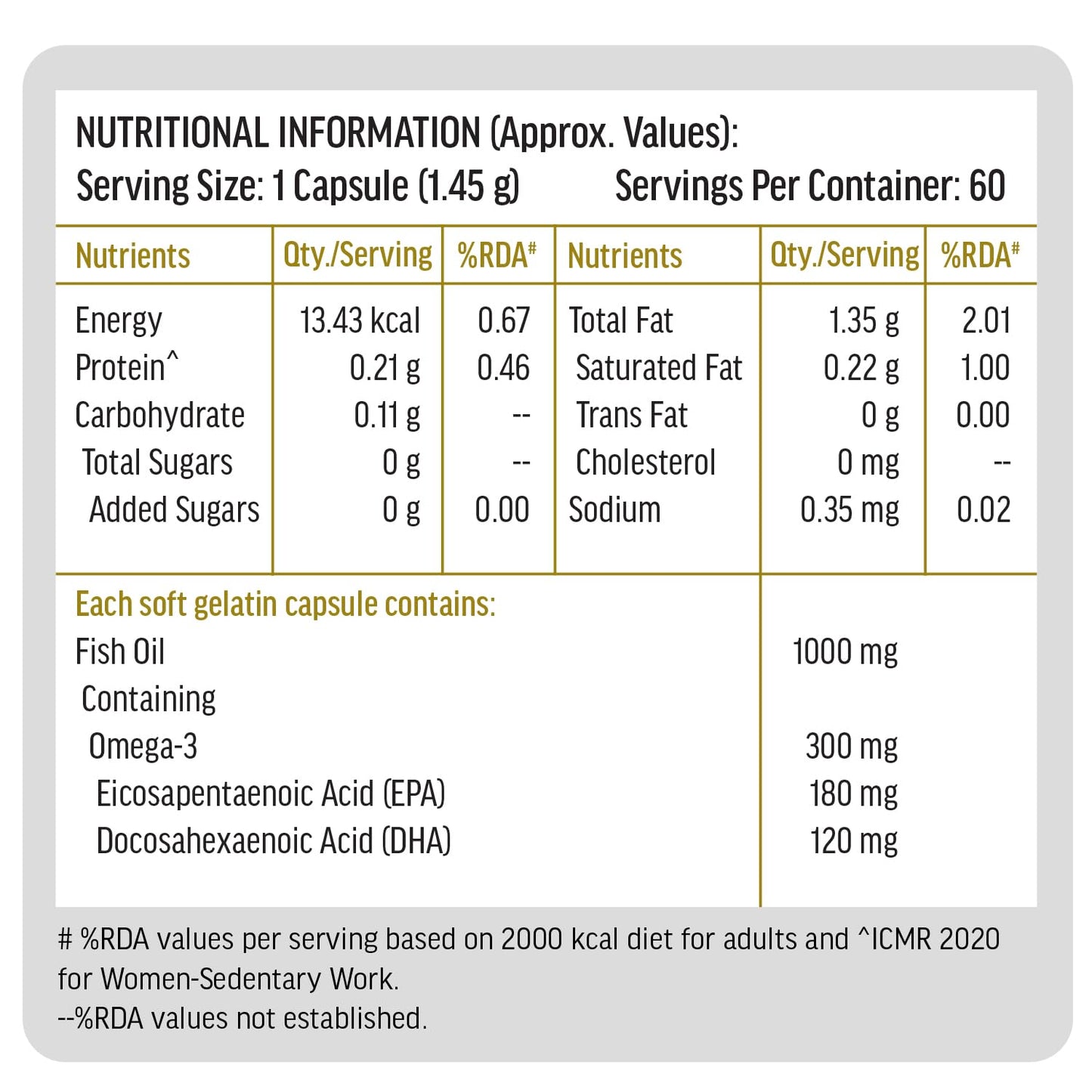 HealthKart HK Vitals Omega 3, 1000 mg Omega 3 with 180 mg EPA & 120 mg- image 6