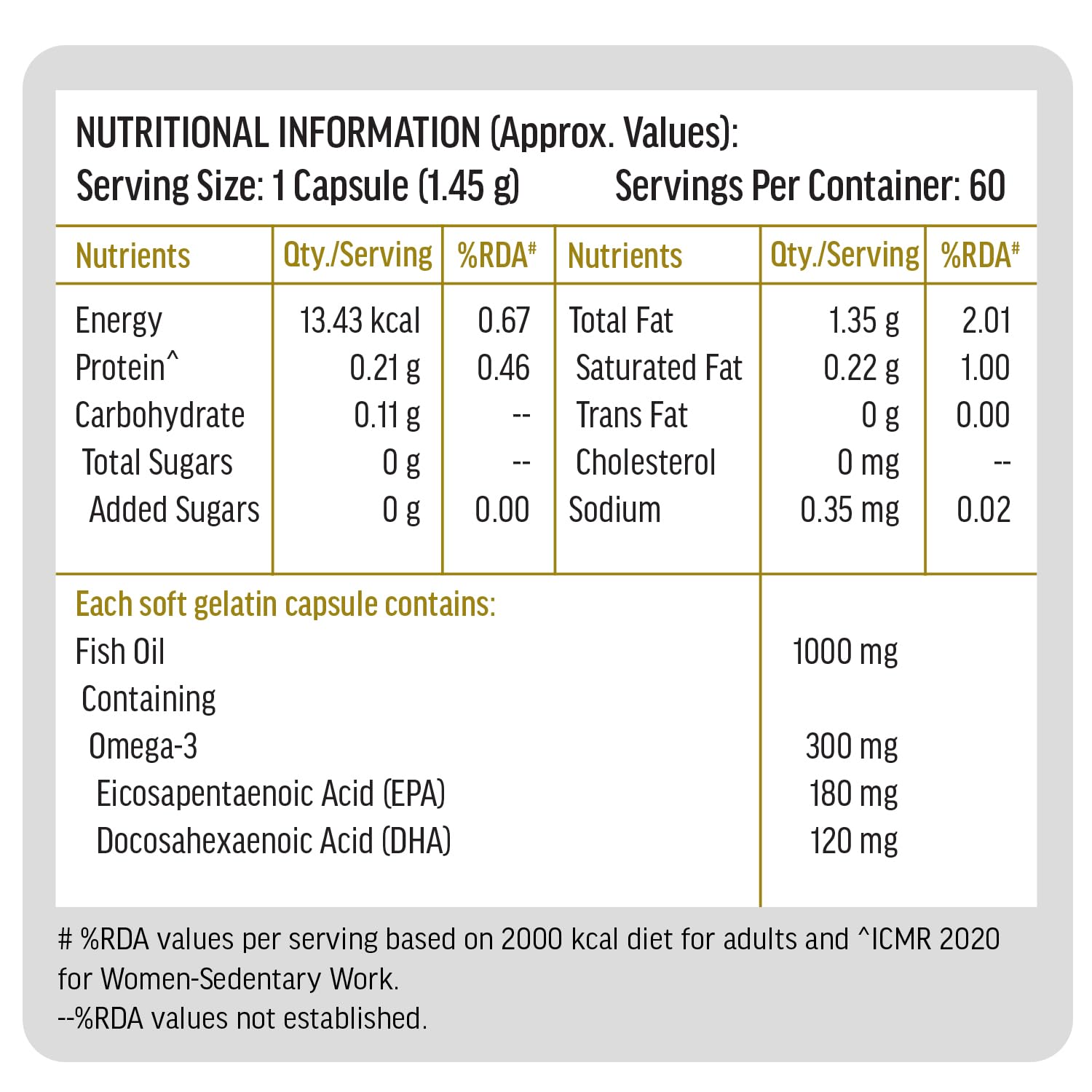 HealthKart HK Vitals Omega 3, 1000 mg Omega 3 with 180 mg EPA & 120 mg- image 6