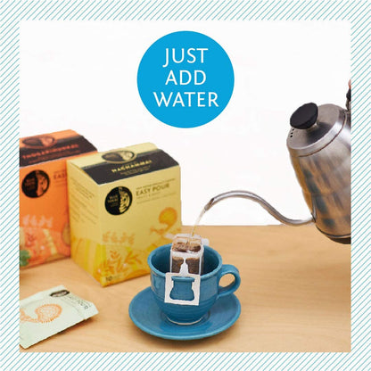 Blue Tokai Coffee Roasters Easy Pour Over Coffee Drip Bags | Seethargundu Estate - Light Roast | Pack Of 10 Sachets | 100% Arabica Beans | Ready to Brew in 2 Mins | Just Pour In Hot Water
