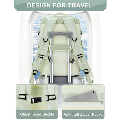 PAUBACK travel backpack for women men, Mint Green, Update
