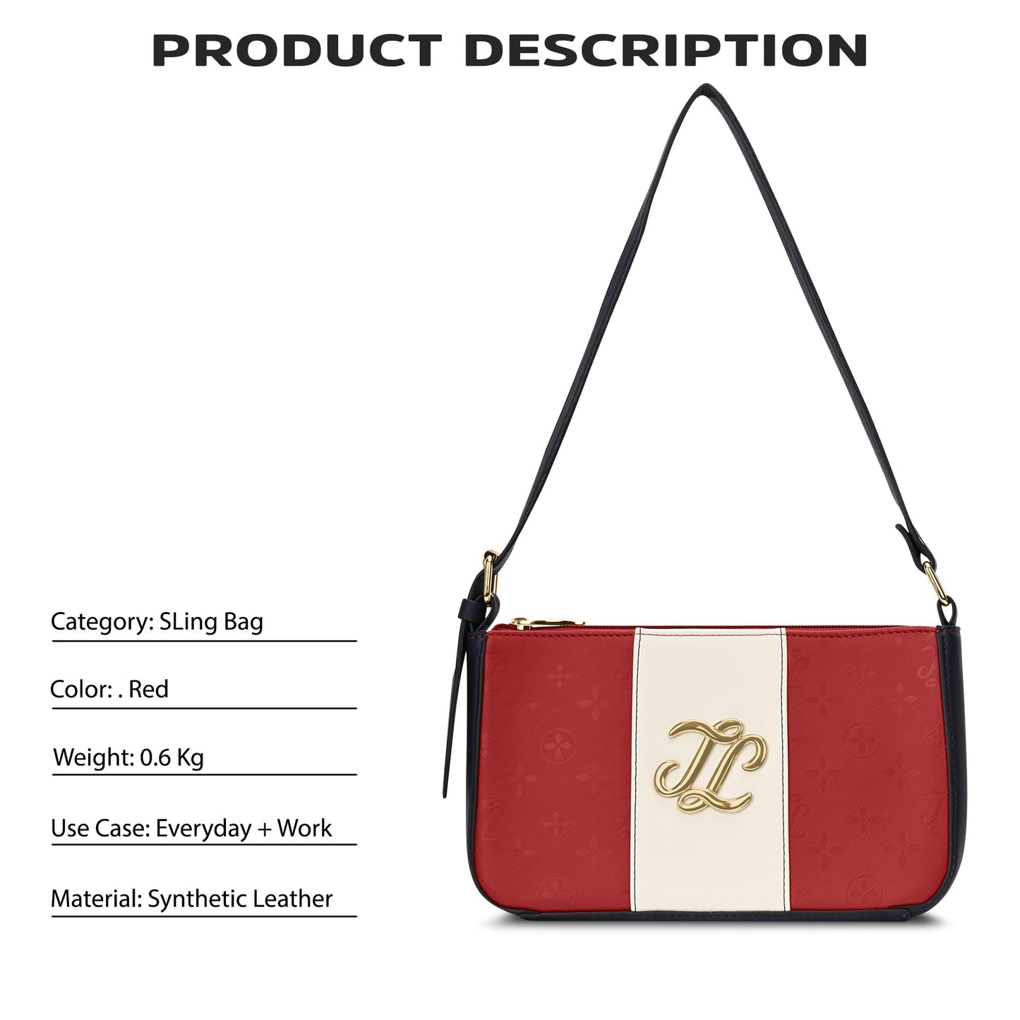 Lavie Signature Women's Tampa Colourblock Crossbody Sling Bag | Ladies Purse Handbag | Gift for Women