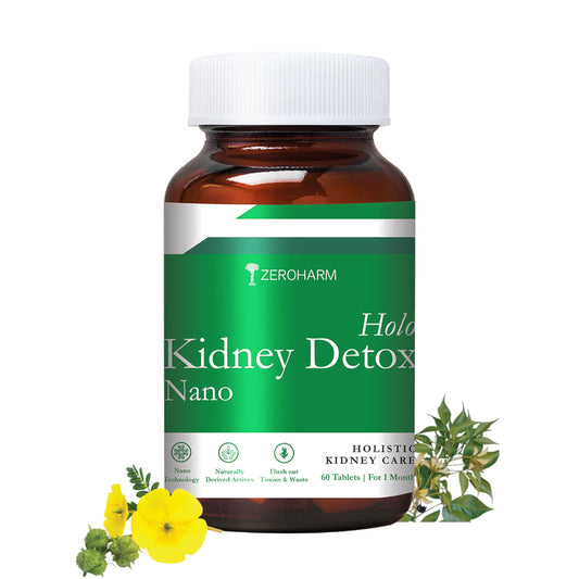 ZEROHARM Holo Kidney Detox tablets - 60 Veg tablets