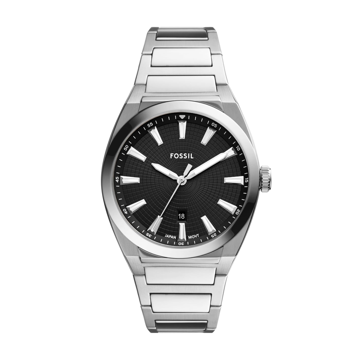 Fossil Everett Analog Black Dial Men's Watch-FS5821