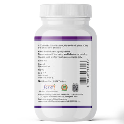 INLIFE Magnesium Glycinate 2000mg Chelated Forte, Bisglycinate Form, Muscle Recovery Sleep & Nerve Health, Men Women, 120 Tablets - (Pack of 1,120, count)