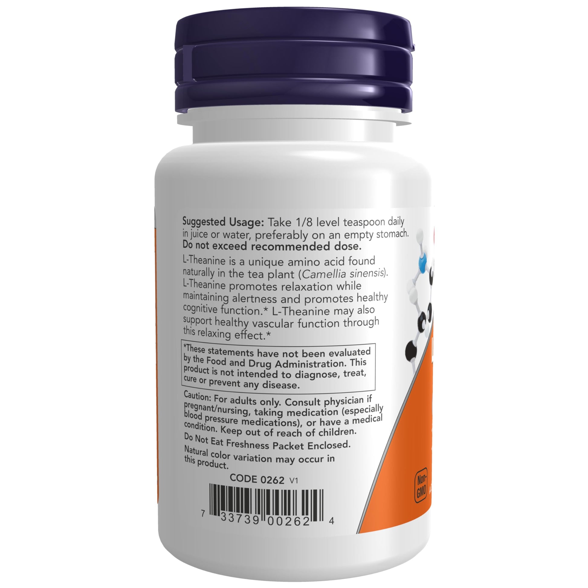 Now Foods L-Theanine Powder, 1 Oz- image 6