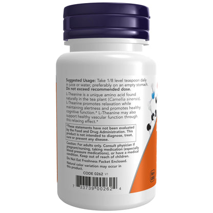 Now Foods L-Theanine Powder, 1 Oz- image 6