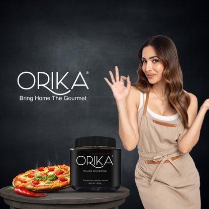 Orika Italian Seasoning 40g | Oregano Seasoning For Pizza, Pasta, Garlic Bread & Italian Food |Classic Blend Of Italian Herbs | No Artificial Flavours and Colours
